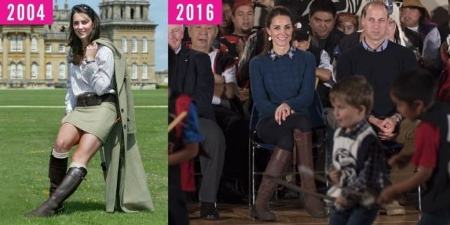 Kate Middleton usa essas mesmas botas por 12 anos