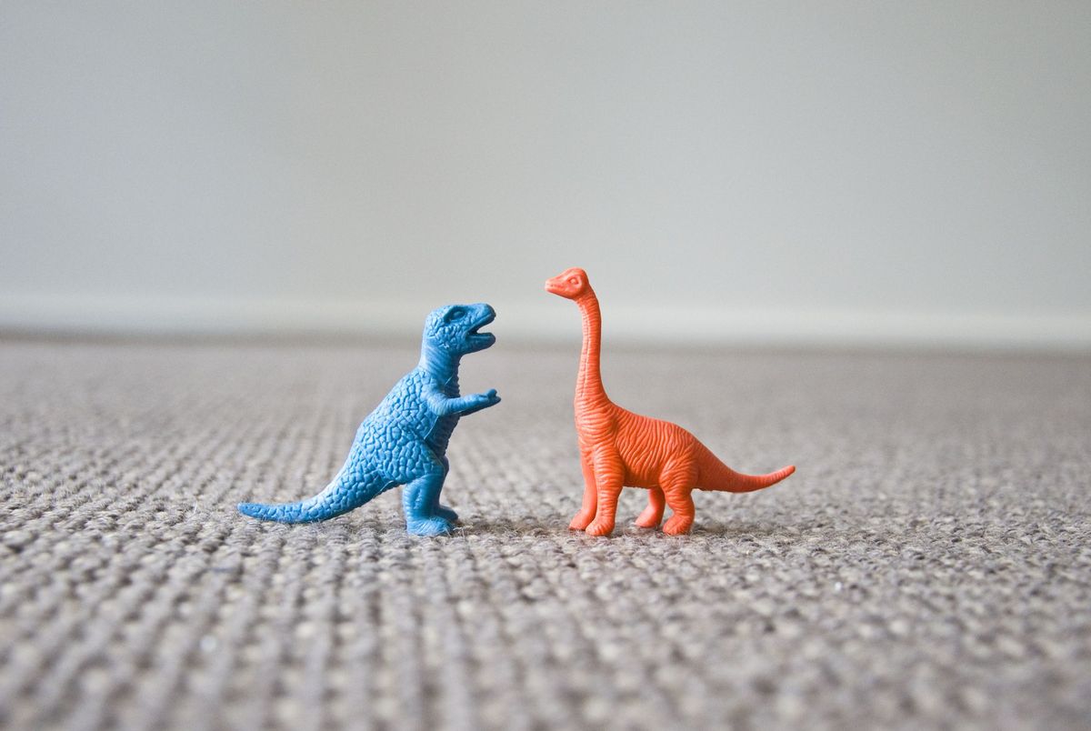 Dinosaurus, Postava zvieraťa, Chvost, Tyranosaurus, Figurína, Miniatúrne, Hračka, Mačka,